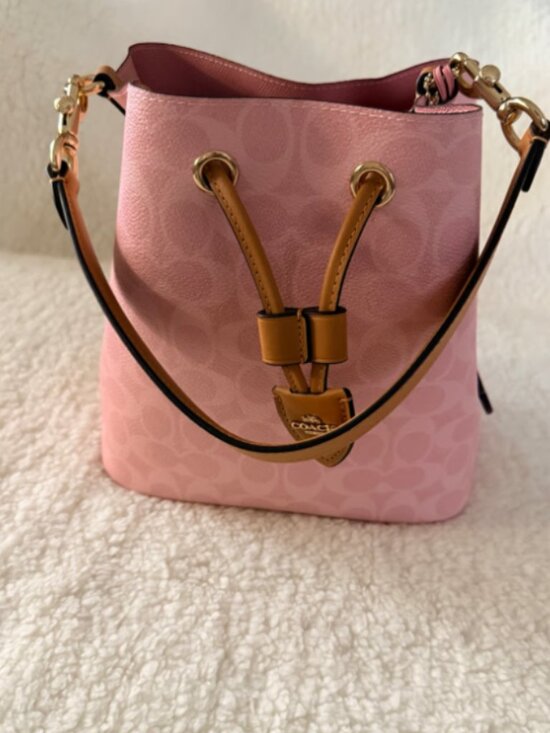 Coach Handbags - Coach Rowan Bucket Bag/Powder Pink